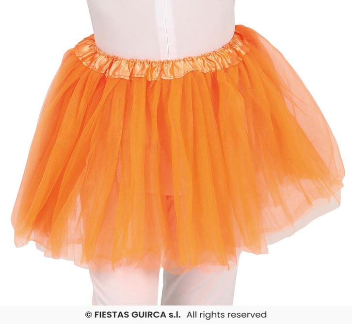 Oranje Tutu Kind, Hobby en Vrije tijd, Feestartikelen, Feestartikel, Nieuw, Verzenden