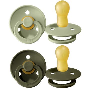 BIBS  Fopspeen Maat 3 Sage/Hunter Green  2st, Verzenden, Nieuw