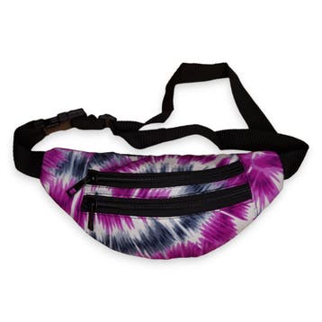 Afrikaanse print heuptasje / Fanny pack - Paarse Tie Dye - F, Ophalen of Verzenden, Nieuw
