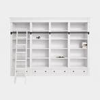123Kast - Brighton library - boekenkast - 330x40x240H cm - d, Huis en Inrichting, Verzenden, Nieuw