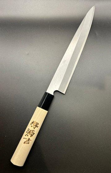 (Sakaigenkichi) - Keukenmes - Sashimi bch - Staal, Hout