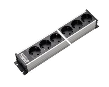 Martin Kaiser 4-Weg Aluminium Stopcontactstrip Met Rolluik, Verzenden, Nieuw, Overige typen