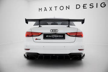 Maxton Carbon Spoiler met beugels Audi A3 / A3 S-Line / S3 /, Verzenden