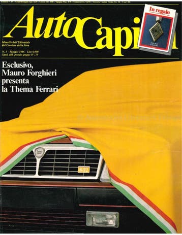 1986 AUTOCAPITAL MAGAZINE 05 ITALIAANS, Nieuw, Author