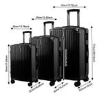 3-delige ABS Kofferset – Lichtgewicht Trolleys met TSA-slot, Verzenden, Nieuw