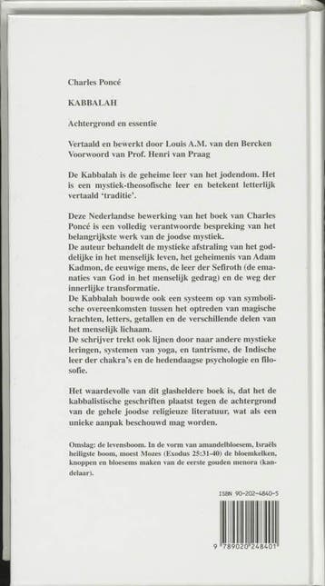 Kabbalah / Grote klassieken 9789020248401 C. Ponce, Boeken, Verzenden, Gelezen, C. Ponce