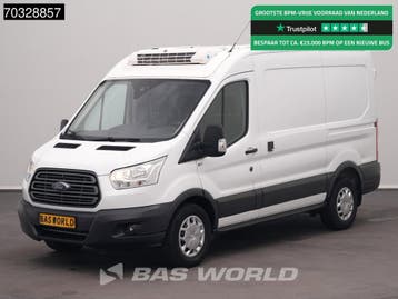 Ford Transit 170pk Koelwagen Thermo King V-300 MAX L2H2 Navi, Automaat, Stof, Gebruikt, Euro 6