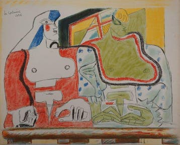 Le Corbusier (1887-1965) - Deux Espagnoles au balcon, Antiek en Kunst