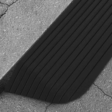 vidaXL Drempelhulp 110x32x3,8 cm rubber, Verzenden, Nieuw