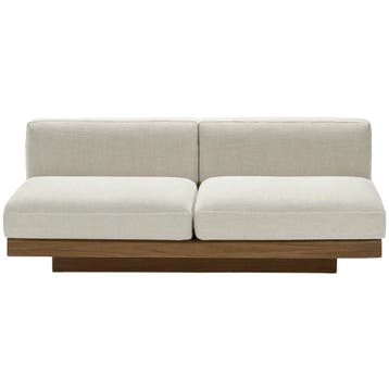 Serax 2-zitsbank Rudoplh Indoor Beige Cognac - Nieuw in, 100 tot 125 cm, Klassiek, 150 tot 200 cm, Ophalen of Verzenden