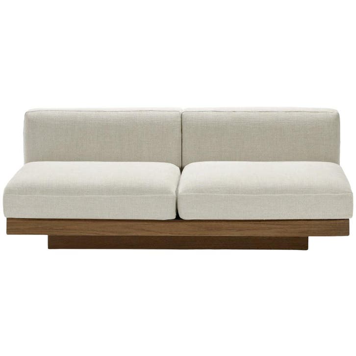 Serax 2-zitsbank Rudoplh Indoor Beige Cognac - Nieuw in, Huis en Inrichting, Banken | Bankstellen, 150 tot 200 cm, 100 tot 125 cm