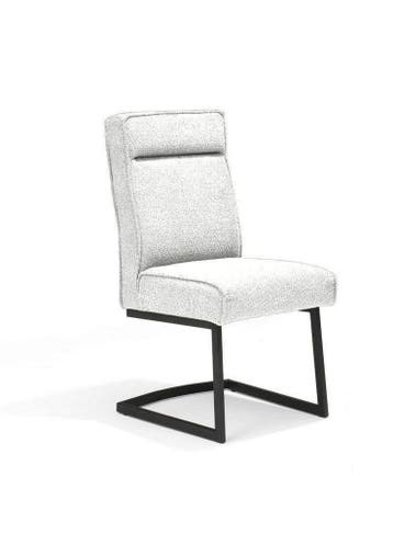 Eetkamerstoel Jones - eetkamerstoelen - Wit, Huis en Inrichting, Stoelen, Nieuw, Wit, Stof