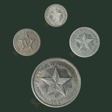 Centraal-Amerikaanse Republiek. 5 Centavos 1946, 10 Centavos
