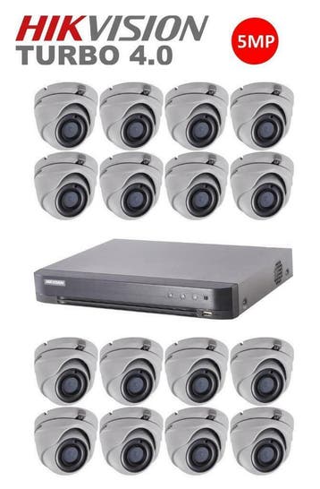 Hikvision Compleet Systeem 5 Megapixel Dome + 2TB, Ophalen of Verzenden, Nieuw