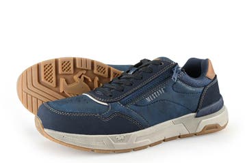 Mustang Sneakers in maat 42 Blauw, Verzenden, Blauw, Sneakers of Gympen, Mustang