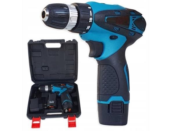 Veiling - Accu Schroef- Boormachine 1350 RPM 14.4 Volt 2 Acc, Doe-het-zelf en Verbouw, Gereedschap | Boormachines