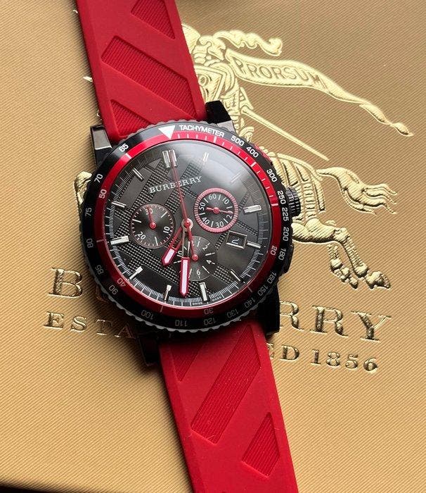 Burberry - BU9805 - Zonder minimumprijs - BU9855 - Heren -, Sieraden, Tassen en Uiterlijk, Horloges | Heren