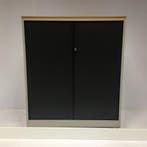 (MDK-106222) Ahrend roldeurkast grijs/zwart, Huis en Inrichting, Kasten | Roldeurkasten en Archiefkasten, Ophalen of Verzenden