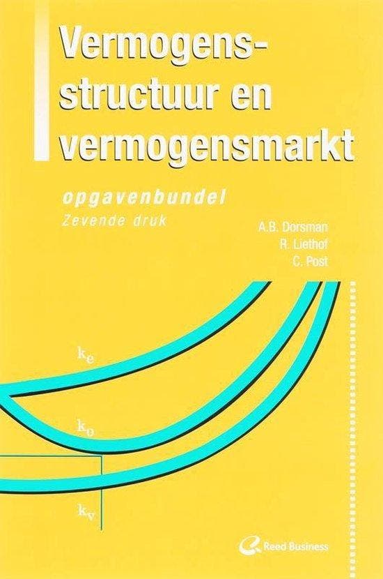 9789035241367 Vermogensstructuur en Vermogensmarkt Opgave..., Boeken, Schoolboeken, Zo goed als nieuw, Verzenden