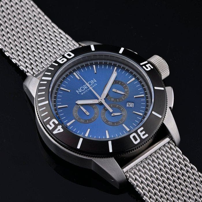 Norton - Marano - Chronograph 46mm - Maglia Milano - Limited, Sieraden, Tassen en Uiterlijk, Horloges | Heren