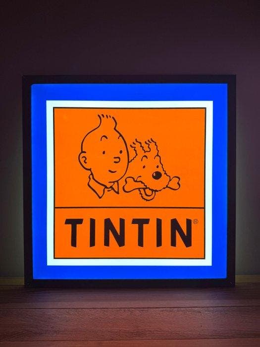 Tintin Lichtreclame PLV - Tintin-winkel, Boeken, Strips | Comics