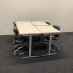 complete schoolset 4 stuks tafels + 4 stuks stoelen, merk, Gebruikt, Ophalen of Verzenden, Eén, Stof