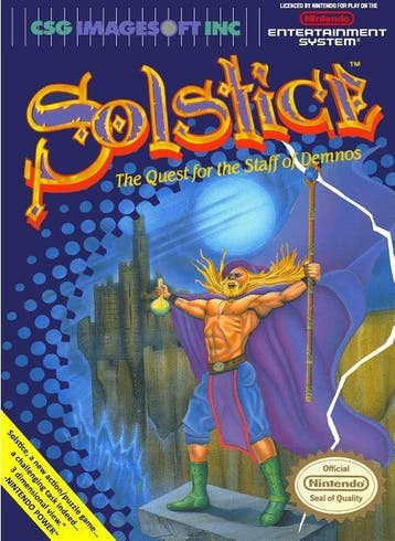 Solstice the Quest for the Staff of Demnos - NES - Geek Out!, 1 speler, Zo goed als nieuw, Role Playing Game (Rpg), Vanaf 16 jaar