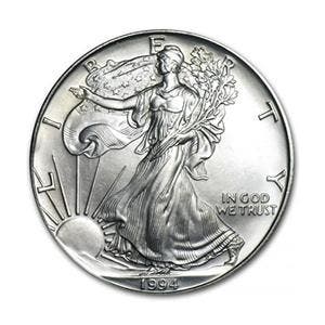 American Eagle 1 oz 1994 (4.227.319 oplage), Verzenden, Midden-Amerika, Losse munt, Zilver