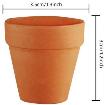 Set van 50 Mini Terracotta Bloempotten met Drainagegat, Verzenden, Nieuw