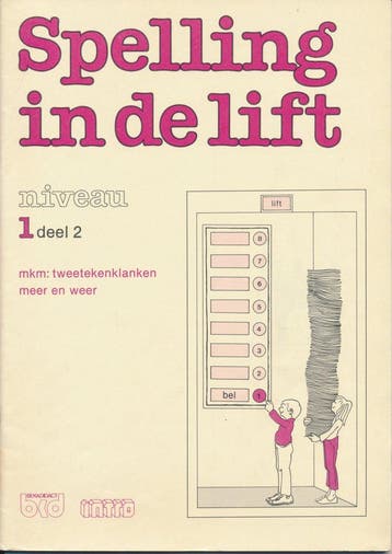 Spelling in de Lift Werkschrift niveau 1 deel 2 (per stuk), Verzenden, Nieuw