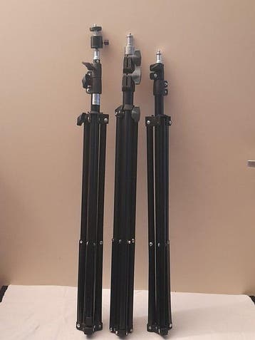 Linco, Zenith & Lab31 Adjustable Studio Light Stands - Set, Nieuw
