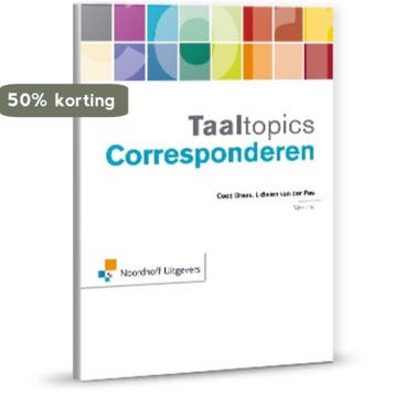 Taaltopics / Vast Boek / Noordhoff - Lidwien van der Pas, Verzenden, Zo goed als nieuw, Lidwien van der Pas