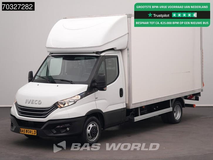 Iveco Daily 35C16 3.0L Laadklep Zijdeur Dubbellucht Bakwagen, Auto's, Bestelauto's, Lease, Handgeschakeld, Financial lease, Diesel