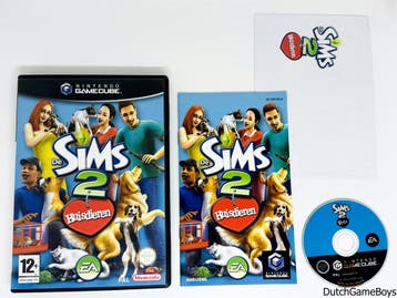 Nintendo Gamecube - De Sims 2 - Huisdieren + Post Card - HOL, Verzenden, Gebruikt
