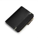 ZILOU Rits portemonnee Compact Zwart [TIP!], Verzenden, Nieuw, Zwart, Overige merken