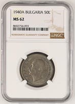 Bulgarije. Boris III. 50 Leva 1940 - NGC MS62