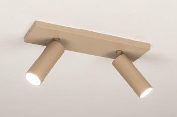 Rietveld Spots - Taupe - Aluminium, Verzenden, Nieuw