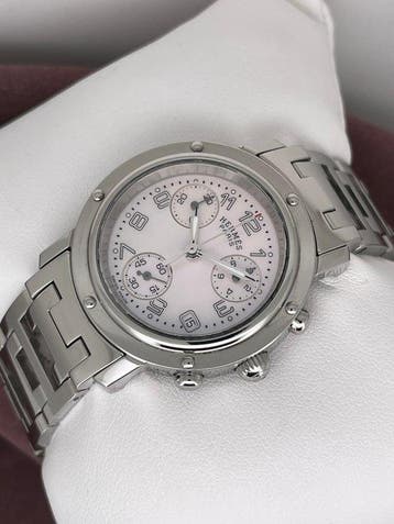 Hermès - Clipper Chronograph Lady - CL1.310 - Dames -, Nieuw