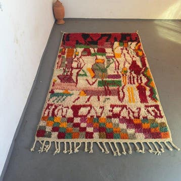 Boujaad - Tapijt - 160 cm - 120 cm - Handgeweven Marokkaanse, Nieuw