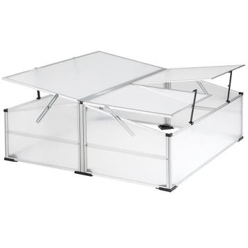 Kweekbak van aluminium met vergrendelbaar dak, Verzenden, Nieuw