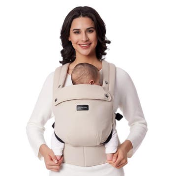 Draagzak - Baby carrier - Babydrager - 3,2-20 kg - Beige - M, Kinderen en Baby's, Babydragers en Draagdoeken, Verzenden, Zo goed als nieuw