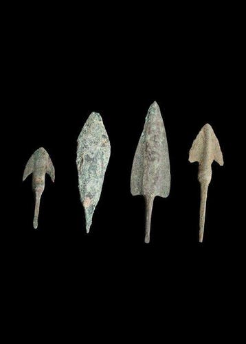 Bronstijd Brons Arrowhead Group (4) (Zonder minimumprijs)