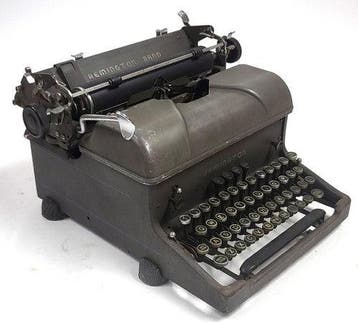 Vintage Remington Rand typemachine met Nederlands, Verzenden