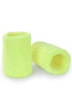 Zweetbandjes Fluor Geel, Verzenden, Nieuw