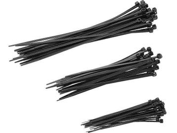 Kabelbinders Tie-Wraps Zwart 75 stuks, Verzenden, Nieuw