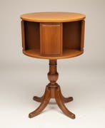 Bijzettafel - Draaiend boekenrek - Hout