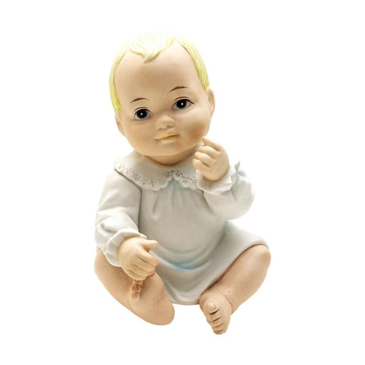 Piano baby - Capodimonte - biscuit porselein, Antiek en Kunst, Kunst | Overige Kunst
