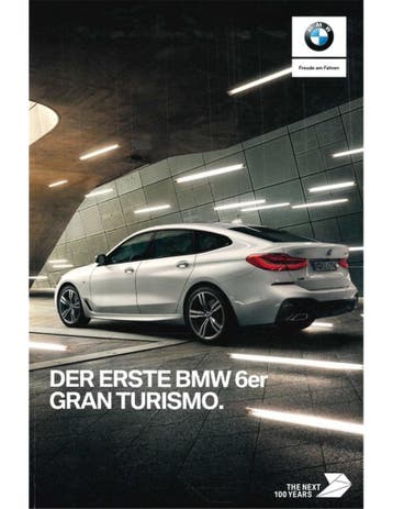 2017 BMW 6 SERIE GT BROCHURE DUITS, Nieuw, BMW, Author