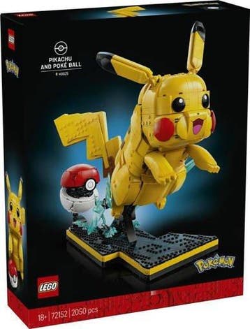 Lego Set - 72152 - Pokémon - Pikachu and Poké Ball {Poke}, Nieuw