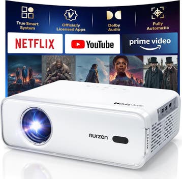 Draagbare Projector - Auto-Focus - Laatste Stuk!, Ophalen of Verzenden, Zo goed als nieuw, DLP, Full HD (1080)